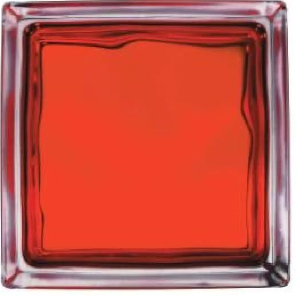 Lasitiili Vitrablok Iris 1908/W OR oranssi pilvi