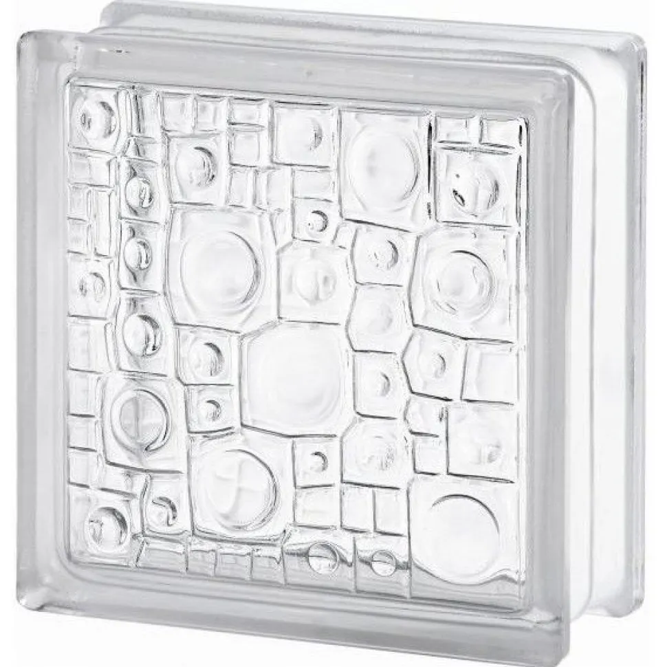 Lasitiili Vitrablok Sponge 1908/O väritön