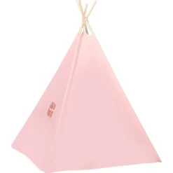 Lasten tiipiiteltta + laukku peachskin pinkki 120x120x150 cm