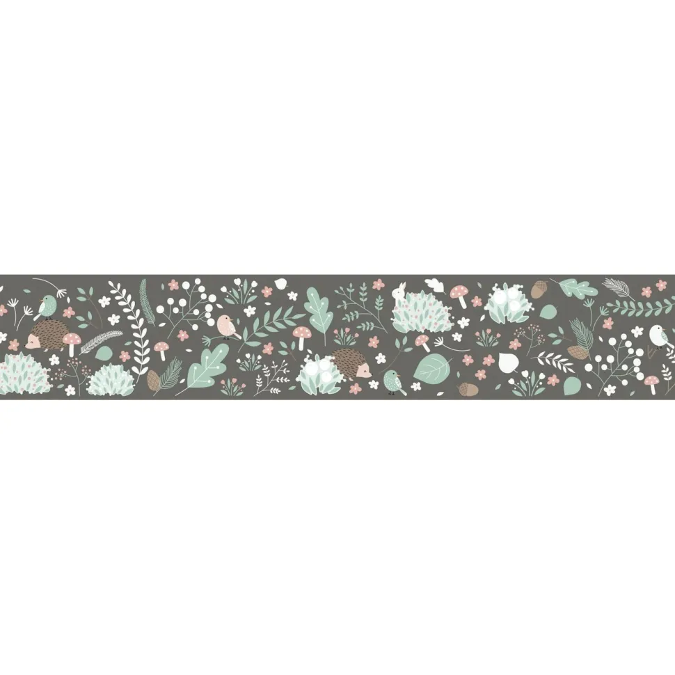 Lastenhuoneen boordi Kids Walls 45871, vinyylipinta, 0.18x5m, luonto, ruskea