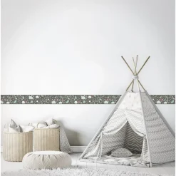 Lastenhuoneen boordi Kids Walls 45871, vinyylipinta, 0.18x5m, luonto, ruskea