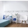Lastenhuoneen boordi Kids Walls 45851, vinyylipinta, 0.18x5m, avaruus, harmaa