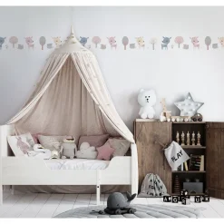 Lastenhuoneen boordi Kids Walls 45835, vinyylipinta, 0.18x5m, monivärinen