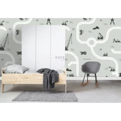 Lastenhuoneen tapetti Esta Forest Friends 159058, jatkettava, 2m x 2.79m