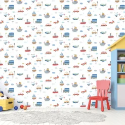 Lastenhuoneen tapetti Galerie Tiny Tots 2 G78415-17, auto