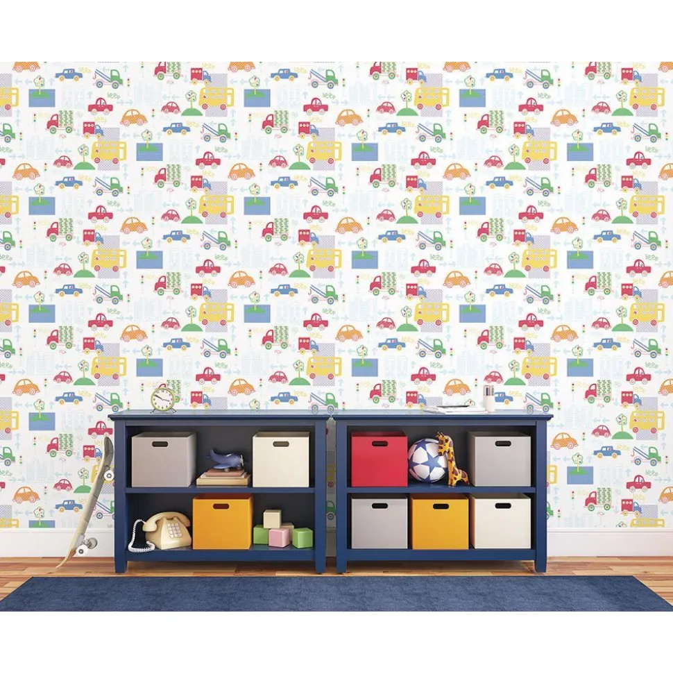 Lastenhuoneen tapetti Galerie Just 4 Kids II G56009-11, auto