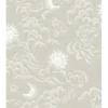 Lastenhuoneen tapetti Littlephant Happy Cloud, pilvi, harmaa/beige