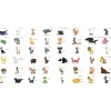 Lastenhuoneen tapetti Artgeist Learning by playing - animals, 550x270cm
