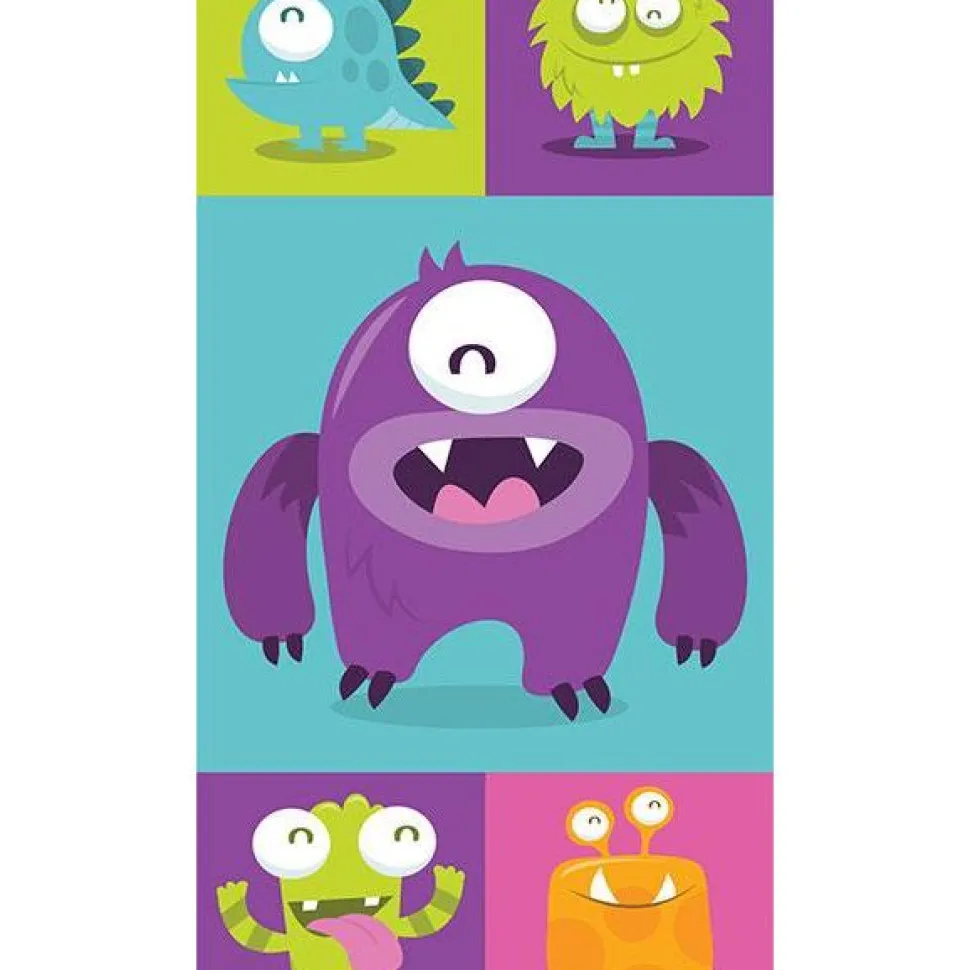 Lastenhuoneen tapetti Artgeist Lovely Monsters, 50x1000cm, monivärinen