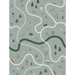 Lastenhuoneen tapetti Esta Forest Friends 159056, jatkettava, 2m x 2.79m