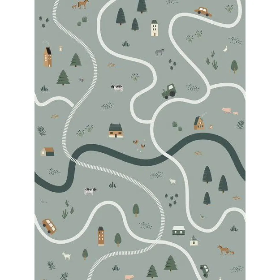 Lastenhuoneen tapetti Esta Forest Friends 159056, jatkettava, 2m x 2.79m