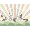 Lastenhuoneen tapetti Rebel Walls Circus Pastel, mittatilaus