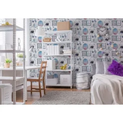 Lastenhuoneen tapetti Sandudd Frozen Frames 108239, Disney, sininen