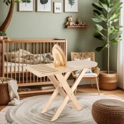 Lasten leikkisilityssetti Linento Furniture BLTYZ-AKTV037, vaaleanruskea