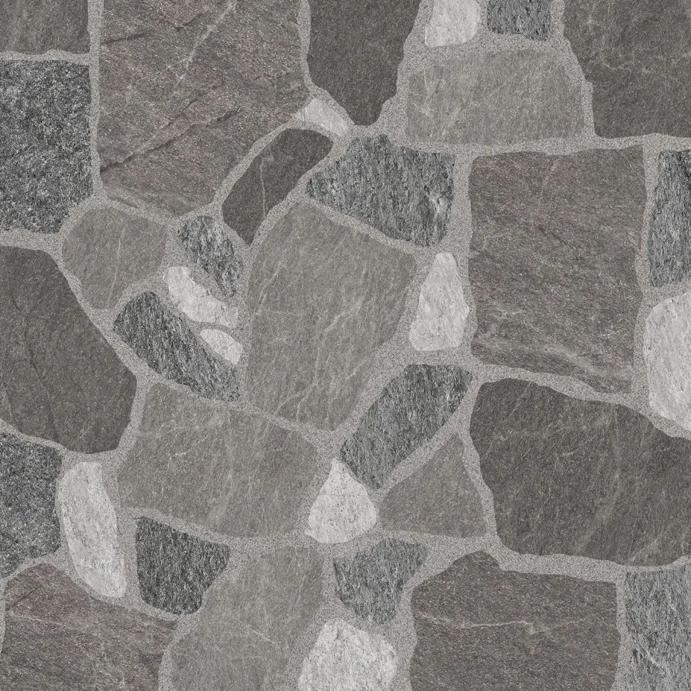 Lattialaatta GoldenTile Cortile 40x40 cm harmaa