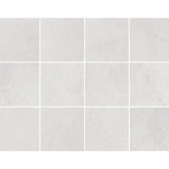 Lattialaatta Pukkila Concreto, 10x10cm, matta, lasitettu, liimatäpläarkki