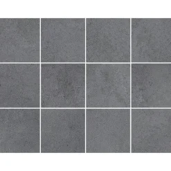 Lattialaatta Pukkila Concreto, 10x10cm, matta, lasitettu, liimatäpläarkki