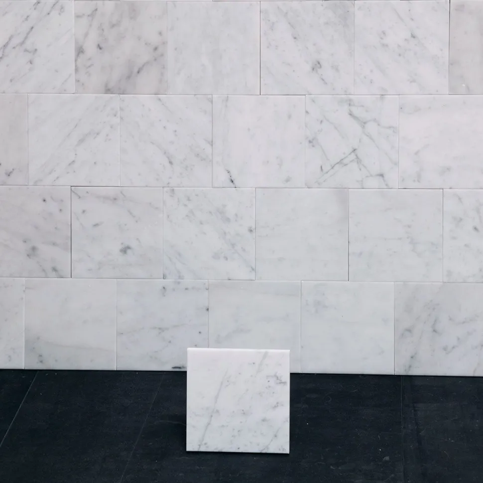 Lattialaatta Arredo Bianco Carrara C 15.2x15.2cm, himmeä, valkoinen