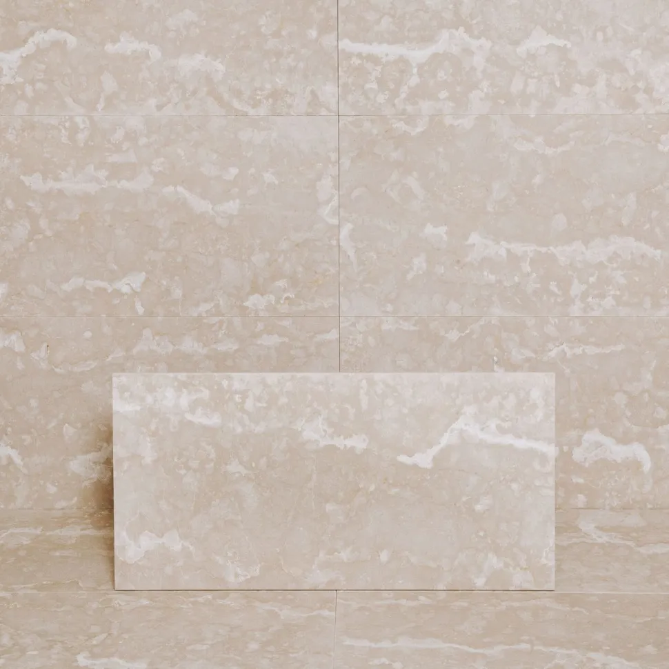 Lattialaatta Arredo Bottocino 30.5x61cm, himmeä, beige