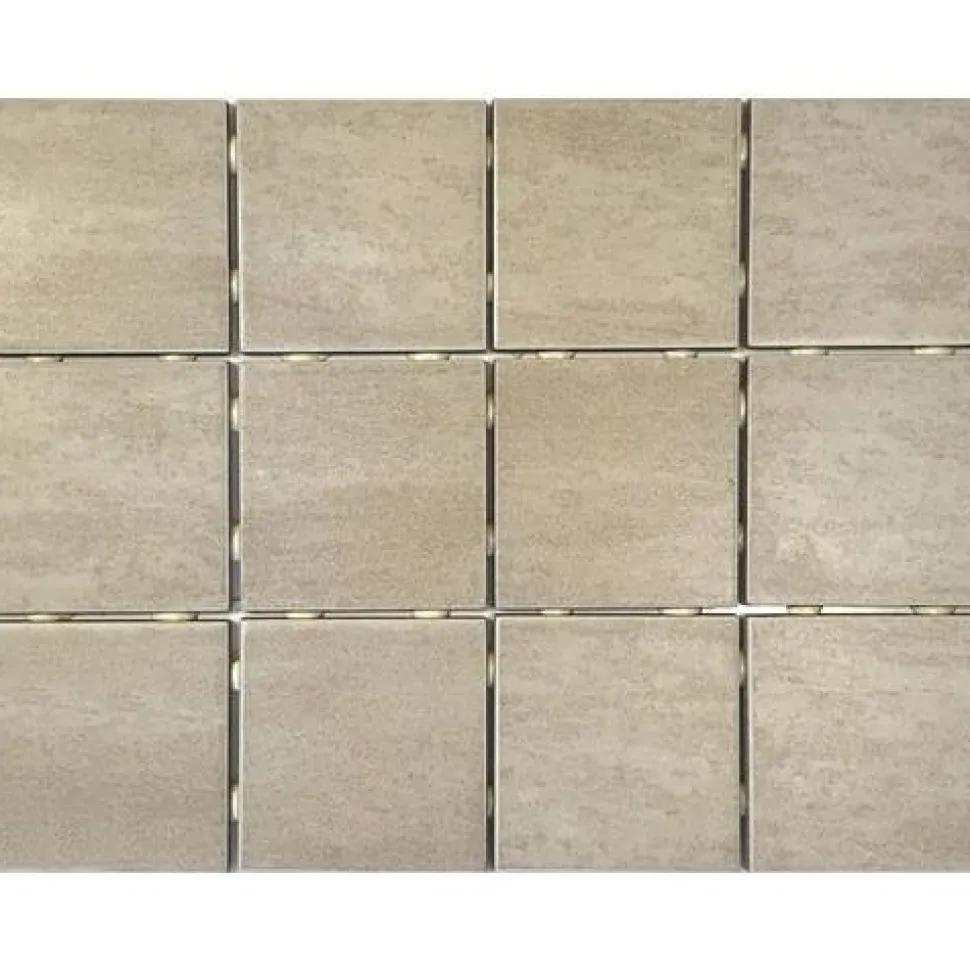 Lattialaatta Bien Alpstone Almond, himmeä, beigee, 10x10cm