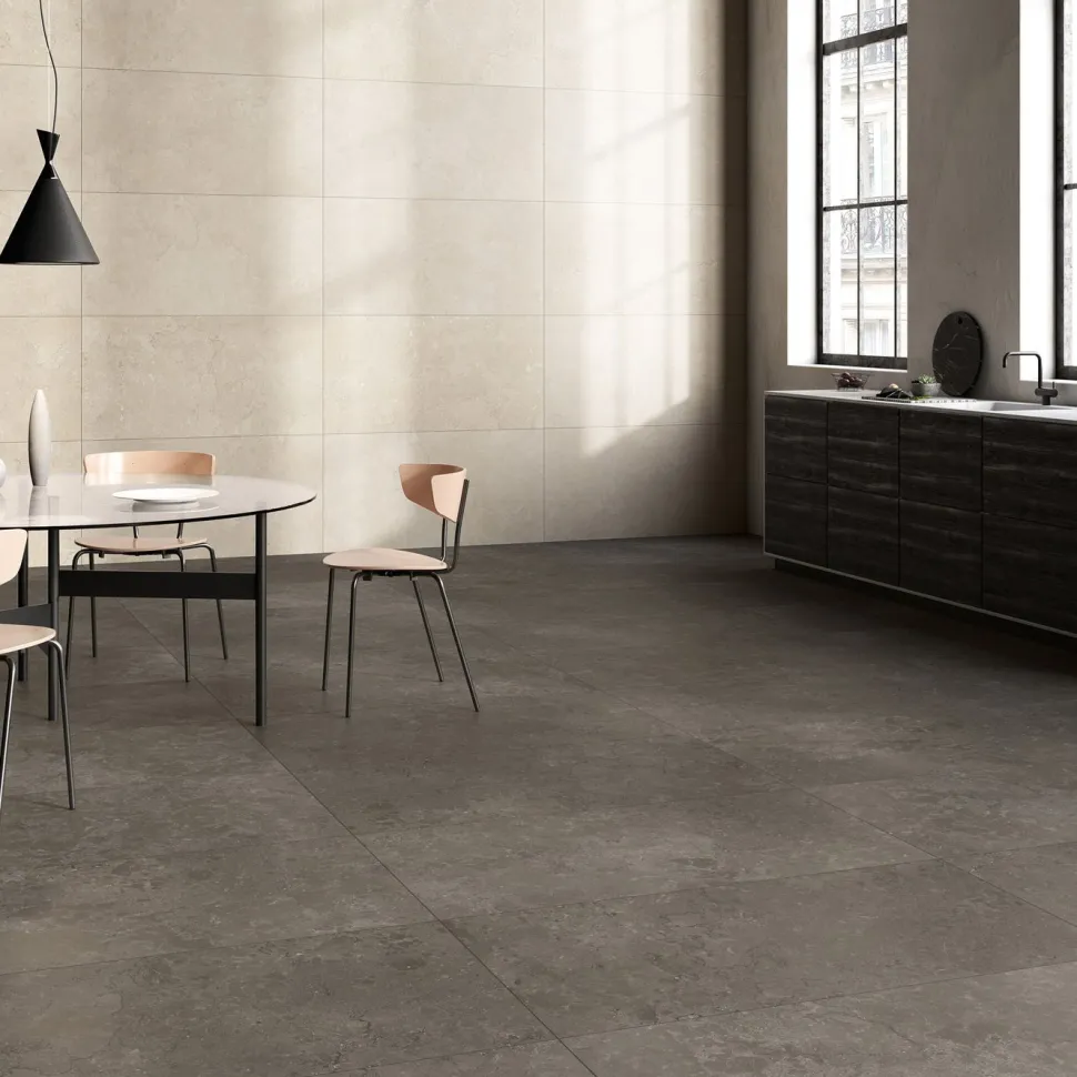 Lattialaatta Coem Lagos Mud 60x60cm, ruskea