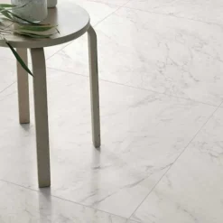 Lattialaatta Coem Marmor B Carrara Lappato 60x60cm, puolikiiltävä, valkoinen