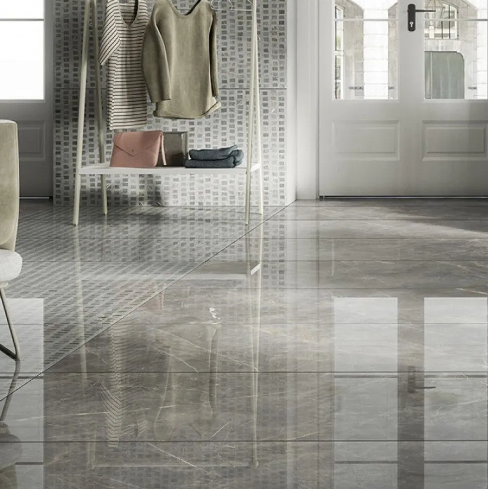 Lattialaatta Fioranese Marmorea Grigio Imperiale 74x148cm, sileä, harmaa