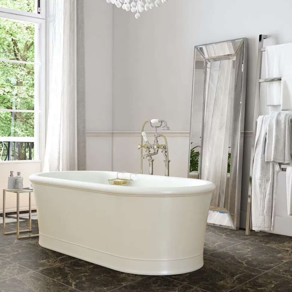Lattialaatta Keope Elements Lux Emperador 60x60cm, ruskea