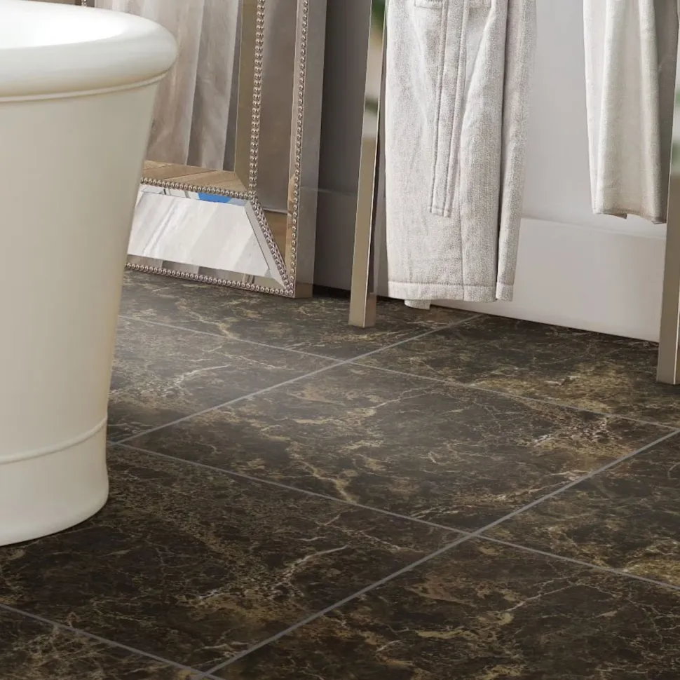 Lattialaatta Keope Elements Lux Emperador 60x60cm, ruskea
