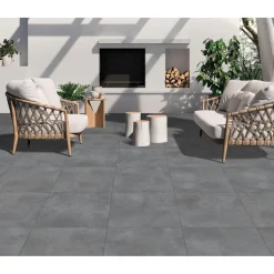 Lattialaatta Lavish Malaga Grey, 60x60cm, harmaa
