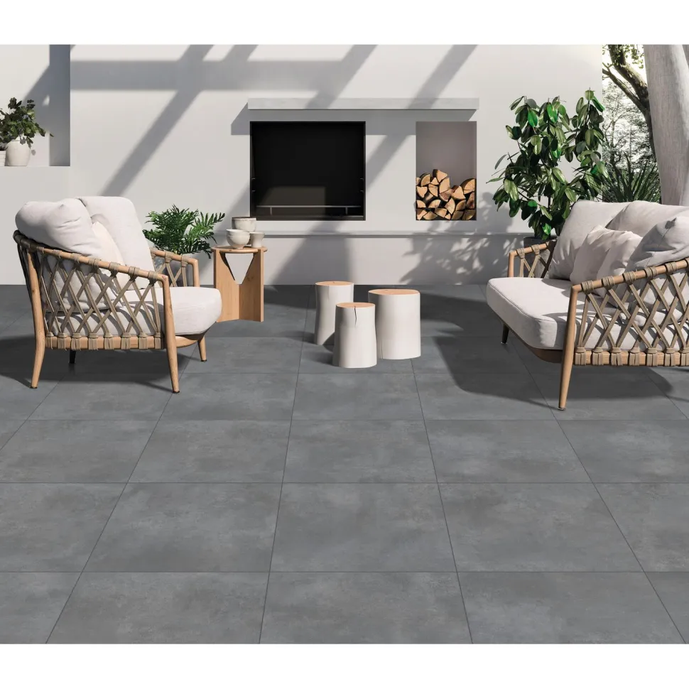 Lattialaatta Lavish Malaga Grey, 60x60cm, harmaa