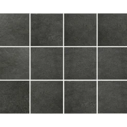 Lattialaatta Pukkila Europe Black himmeä sileä 97x97mm
