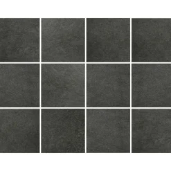 Lattialaatta Pukkila Europe Black himmeä sileä 97x97mm