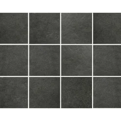 Lattialaatta Pukkila Europe Black himmeä sileä 97x97mm