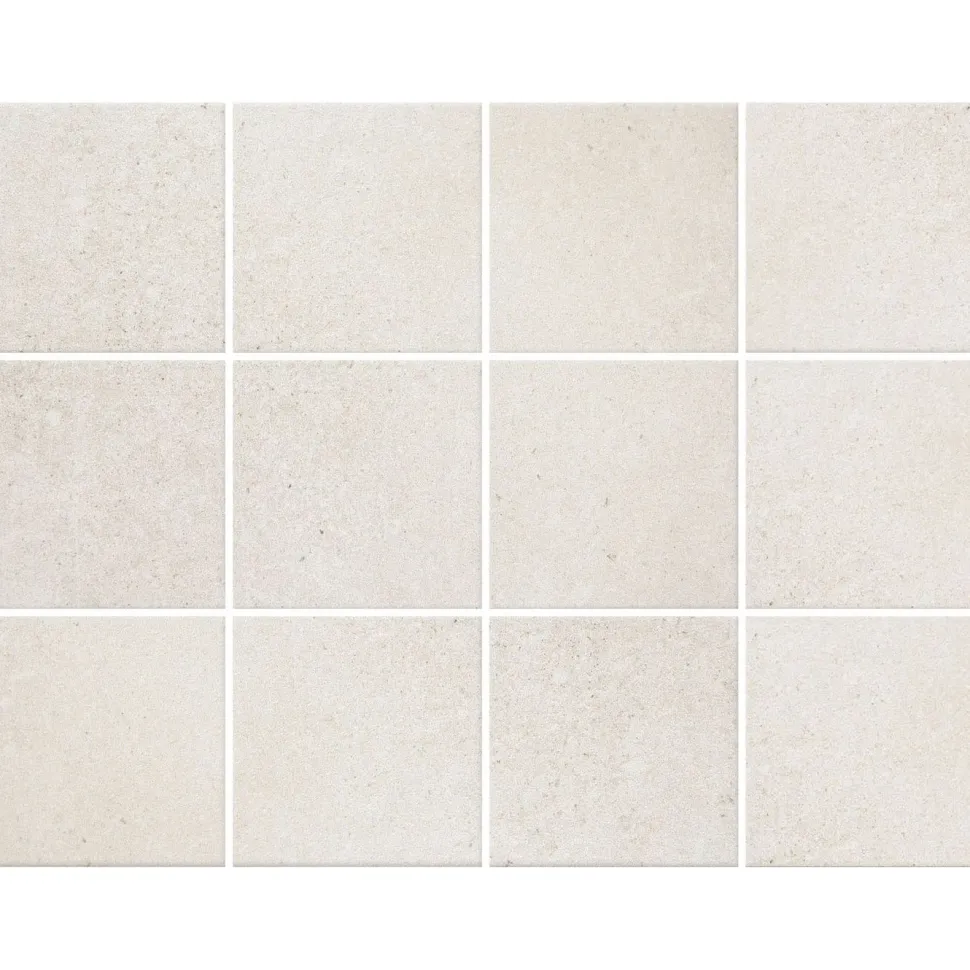 Lattialaatta Pukkila Europe White himmeä sileä 97x97mm