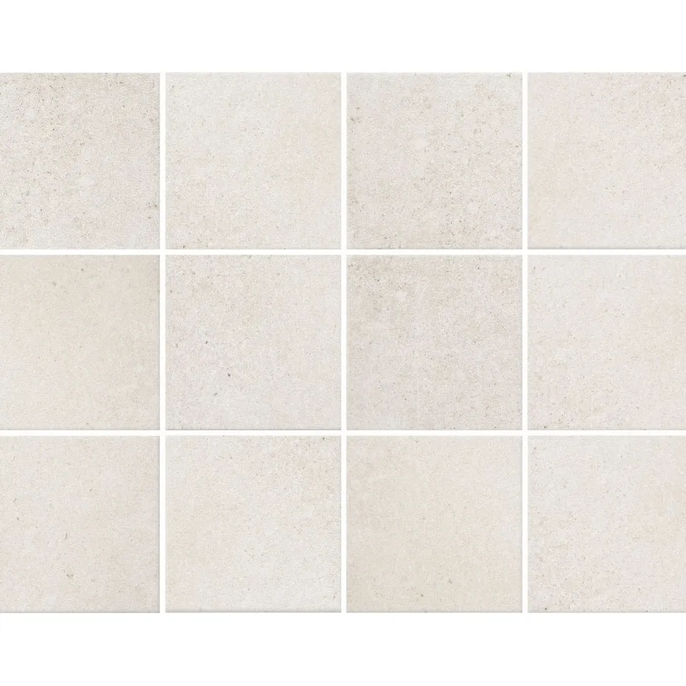 Lattialaatta Pukkila Europe White himmeä sileä 97x97mm