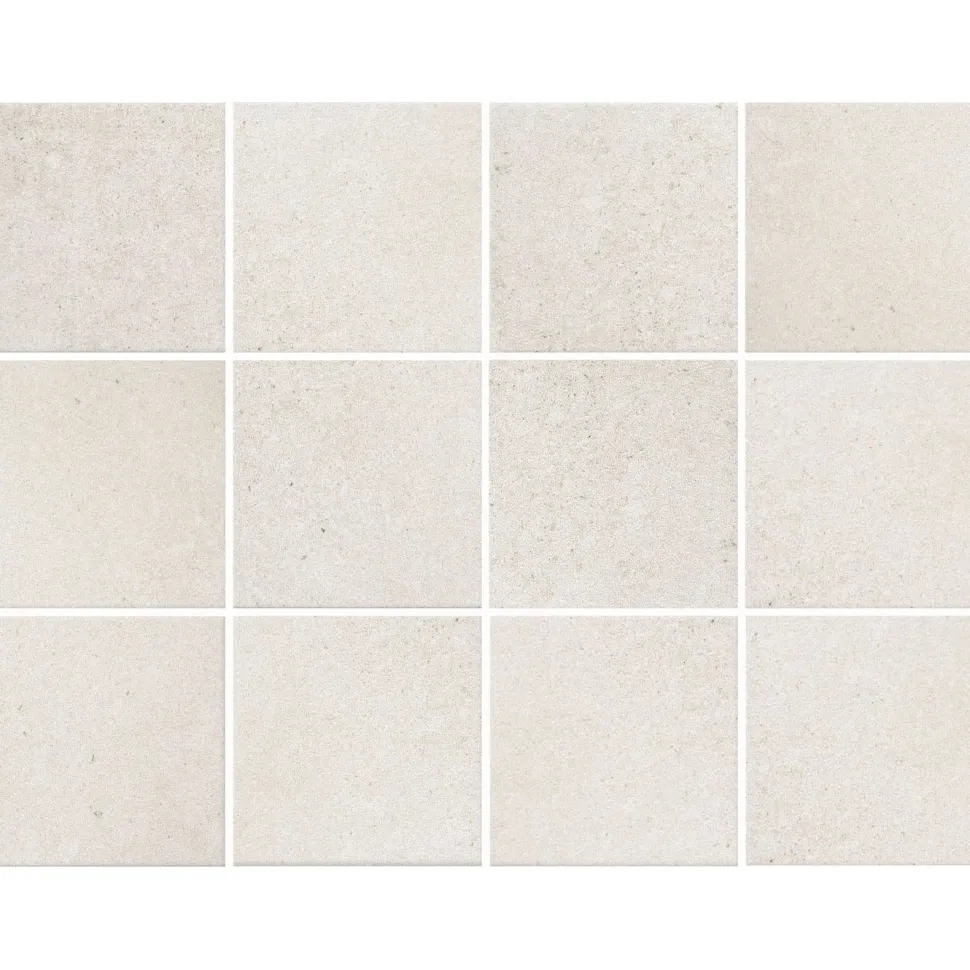 Lattialaatta Pukkila Europe White himmeä sileä 97x97mm