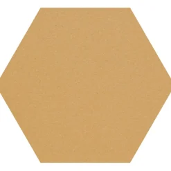 Lattialaatta Pukkila Natura 6-kulmainen Okrankeltainen himmeä sileä 115x100 mm