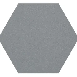 Lattialaatta Pukkila Natura 6-kulmainen Tummanharmaa himmeä sileä 115x100 mm
