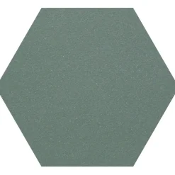 Lattialaatta Pukkila Natura 6-kulmainen Tummanvihreä himmeä sileä 115x100 mm