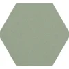 Lattialaatta Pukkila Natura 6-kulmainen Vihreä himmeä sileä 115x100 mm