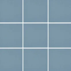 Lattialaatta Pukkila Natura Sininen himmeä sileä 96x96 mm lasikuituverkossa