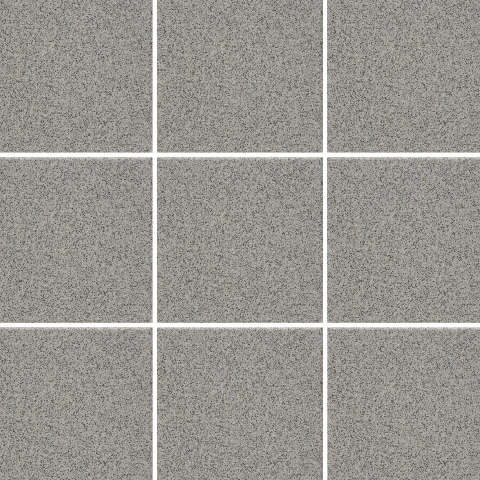 Lattialaatta Pukkila Natura Speckled Grey himmeä sileä 96x96 mm lasikuituverkossa