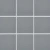 Lattialaatta Pukkila Natura Tummanharmaa himmeä sileä 96x96 mm lasikuituverkossa