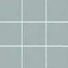 Lattialaatta Pukkila Natura Vaaleansininen himmeä sileä 96x96 mm lasikuituverkossa