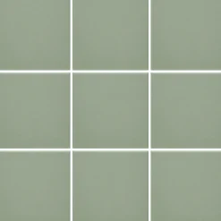 Lattialaatta Pukkila Natura Vihreä himmeä sileä 96x96 mm lasikuituverkossa