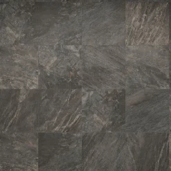 Lattialaatta Pukkila Quartziti, 60x60cm, lasitettu porcelanato, matta, rektifioitu, 04 Black
