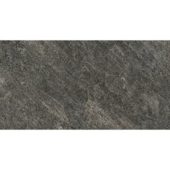 Lattialaatta Pukkila Quartziti, 30x60cm, lasitettu porcelanato, matta, rektifioitu, 04 Black