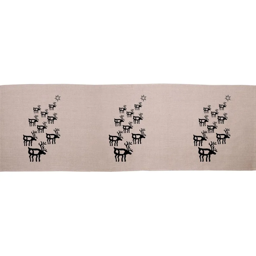 Laudeliina Pikkupuoti Porot Pellava 45x145 cm pellava