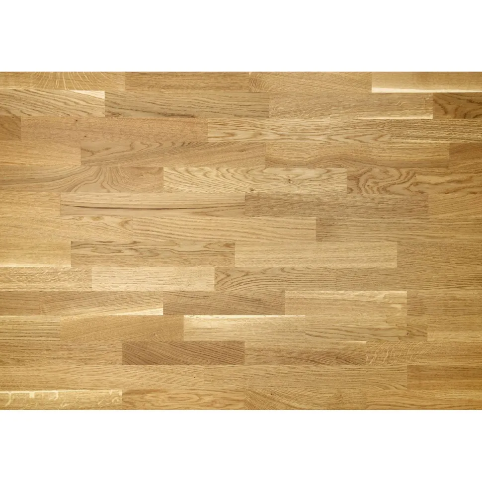 Lautaparketti Baltic Wood Country Tammi, 3-sauva, 13,3mm, mattalakattu